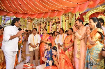 Celebs at Bandla Ganesh Brothers Daughter Ashritha Wedding Photos